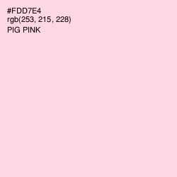 #FDD7E4 - Pig Pink Color Image